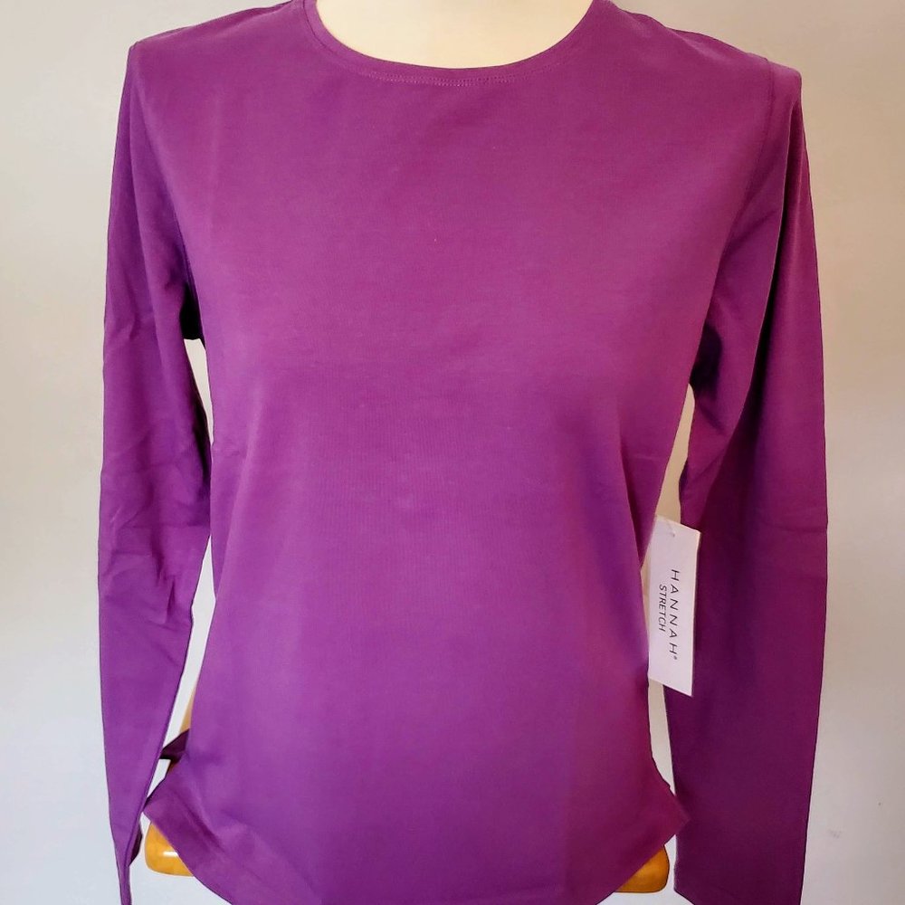 NWT! Hannah Stretch Long Sleeve Top - Size M